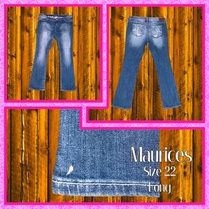 Maurices size 22 Long in excellent condition. Small white spot on left back leg.